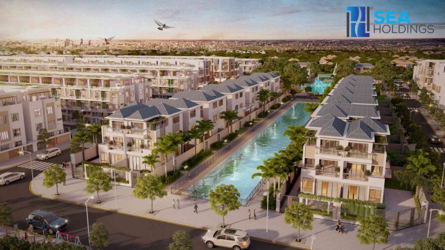 Phối-cảnh-nhà-biệt-thự-buổi-chiều-tà