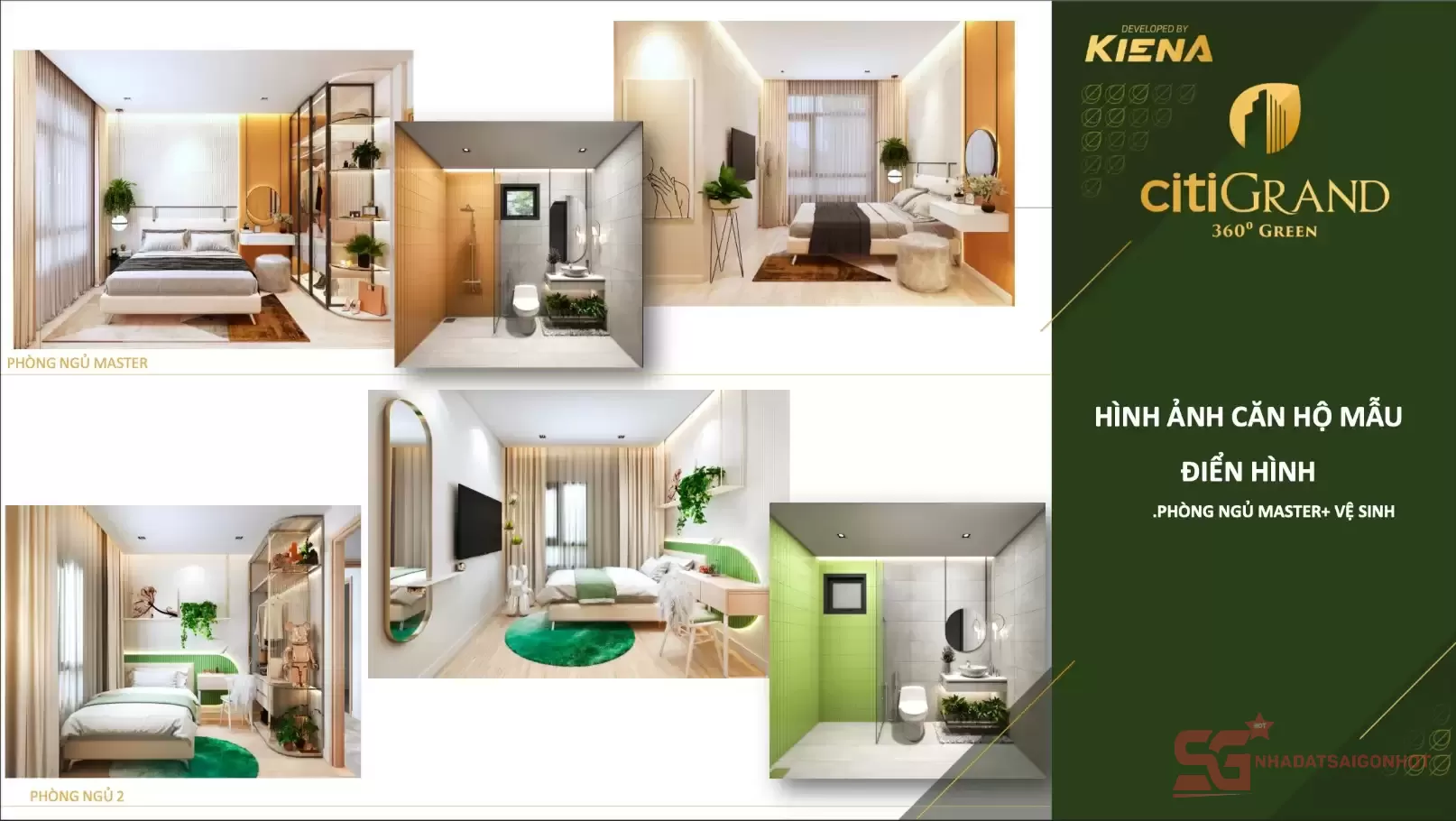 Citi Grand Quận 2 Kiến Á - Thiết kế phòng ngủ sang trọng, thoáng và rộng