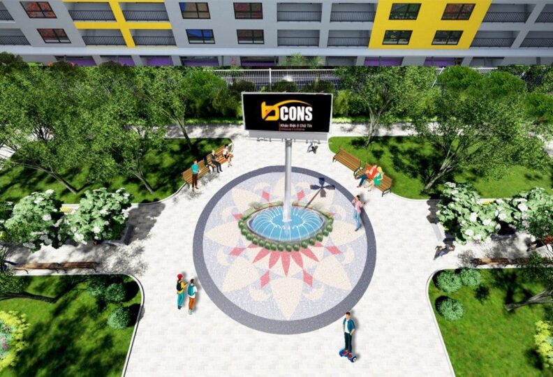 Không gian sống xanh tại Bcons Plaza Dĩ An