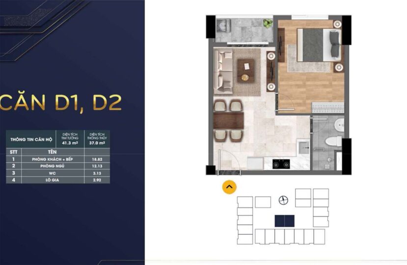 MẶT BẰNG CĂN HỘ CHI TIẾT