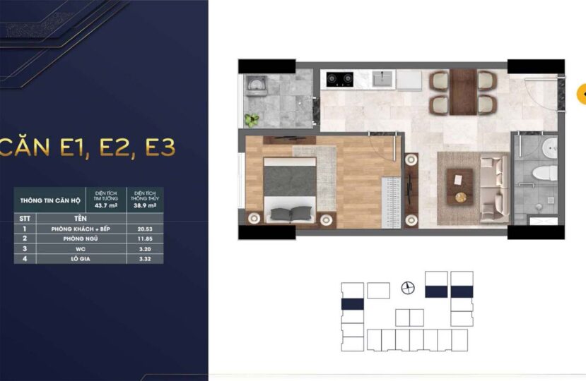 MẶT BẰNG CĂN HỘ CHI TIẾT