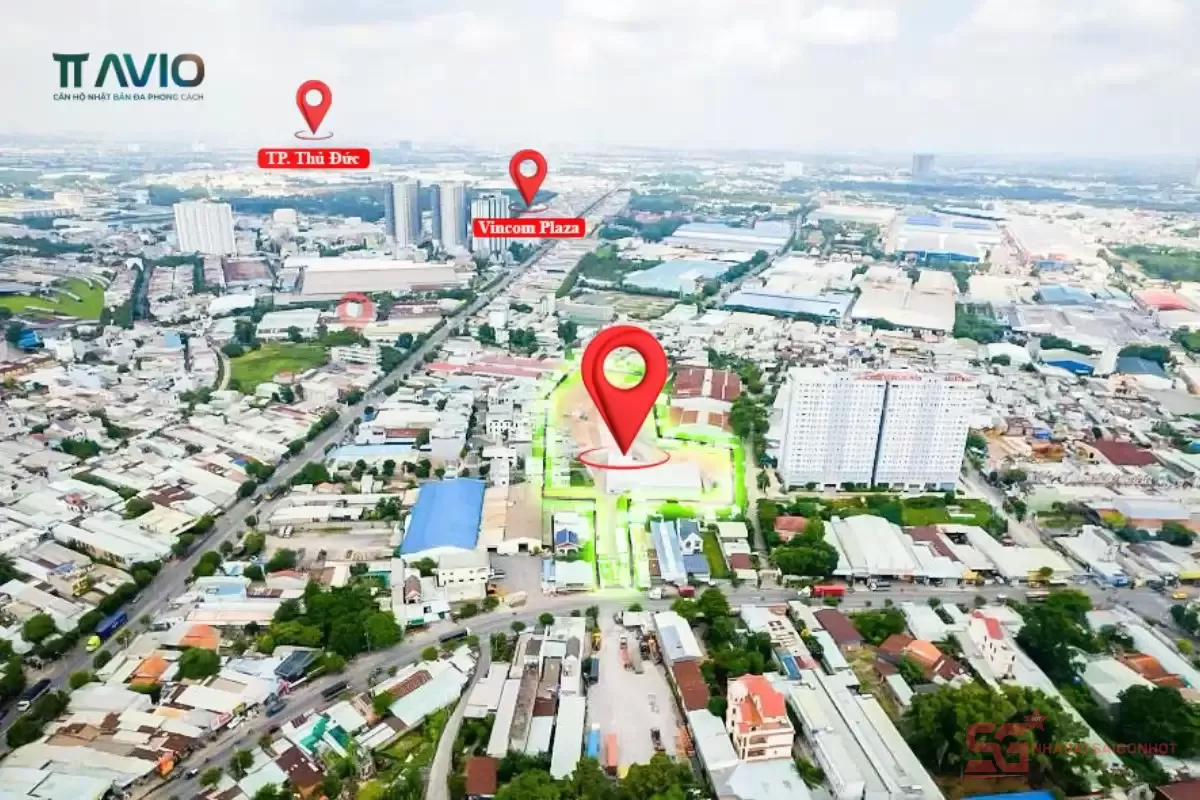 Dự án nhà ở vừa túi tiền TT Avio sở hữu vị trí đắc địa ngay Vincom Dĩ An
