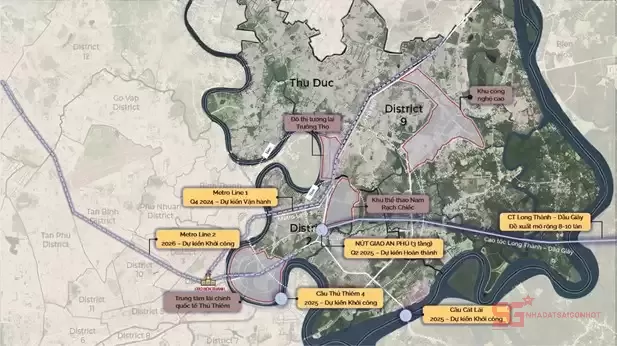 Thủ Đức sẽ sớm hoàn thiện các công trình hạ tầng, mở ra nhiều cơ hội phát triển