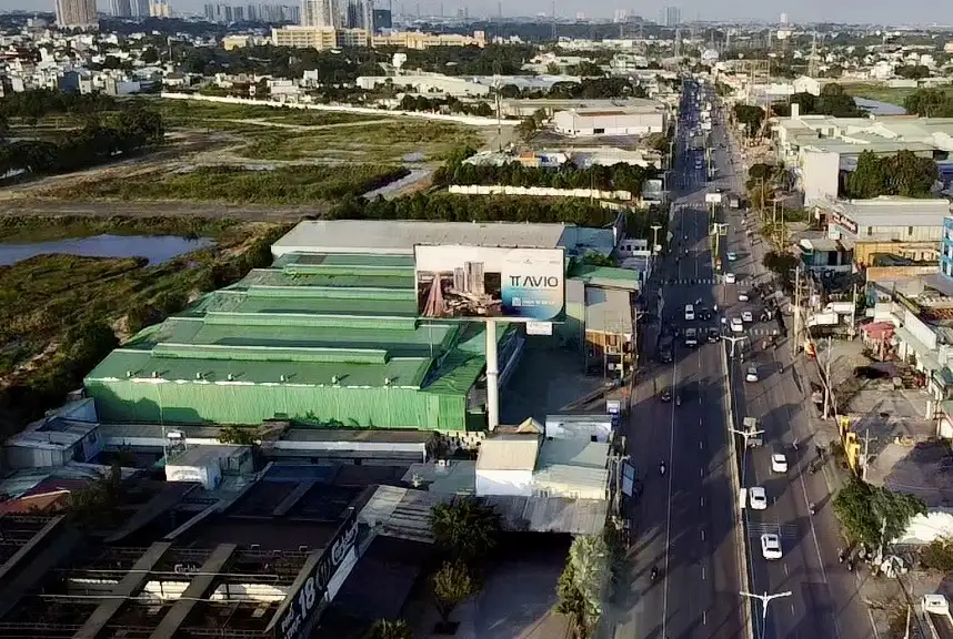 Dự án nằm trên đường quốc lộ 13