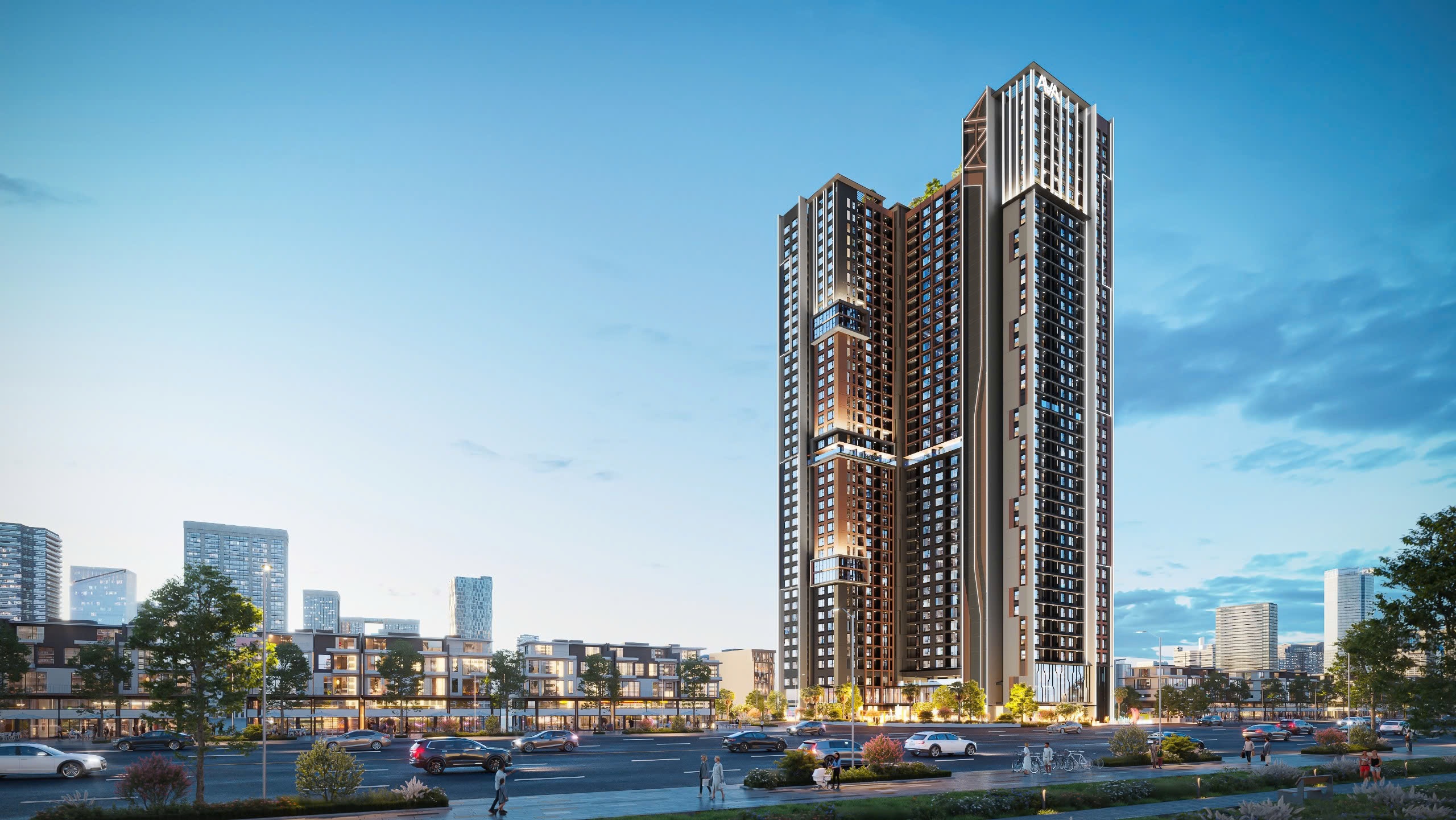 Phối cảnh dự án AVA Center