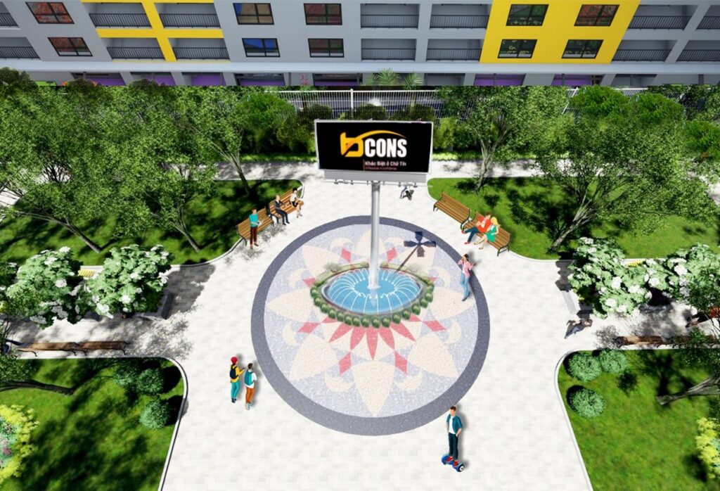 Không gian sống xanh tại Bcons Plaza