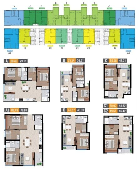 Mặt bằng tầng điển hình