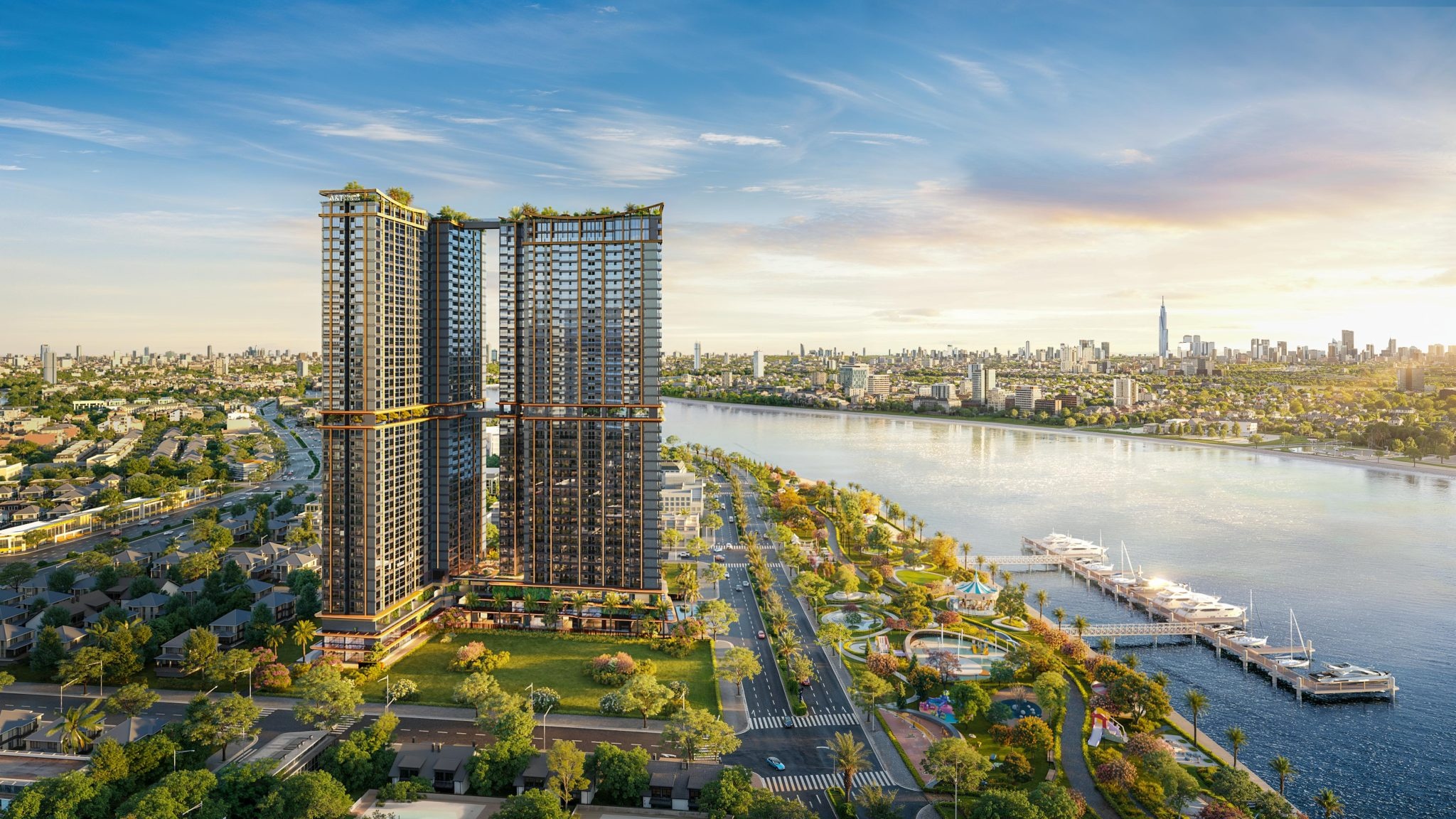 Phối cảnh dự án A&T Saigon Riverside
