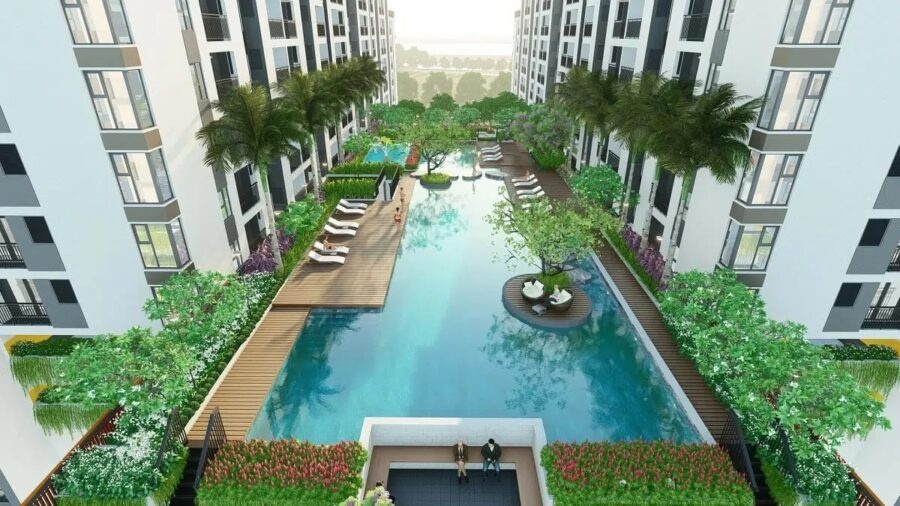 Hồ bơi cảnh quan nội khu