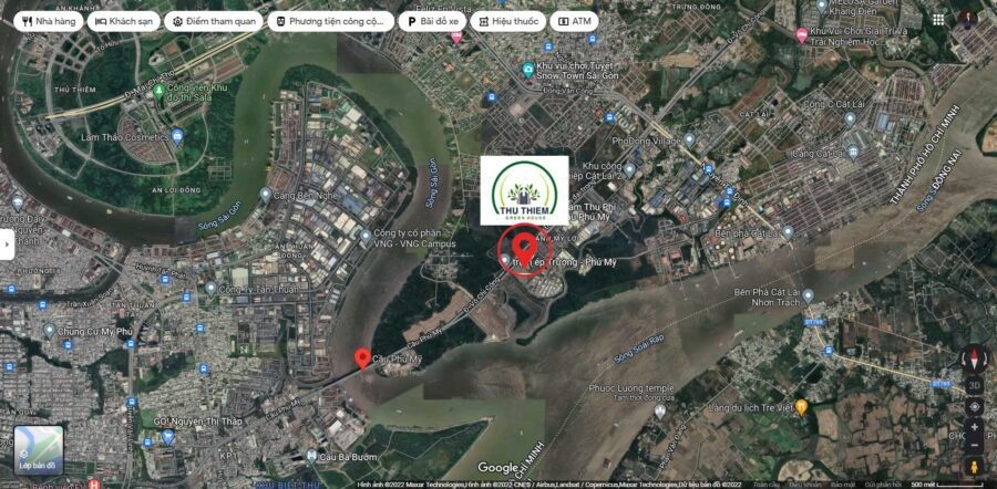 Vị trí thực tế Thủ Thiêm Green House