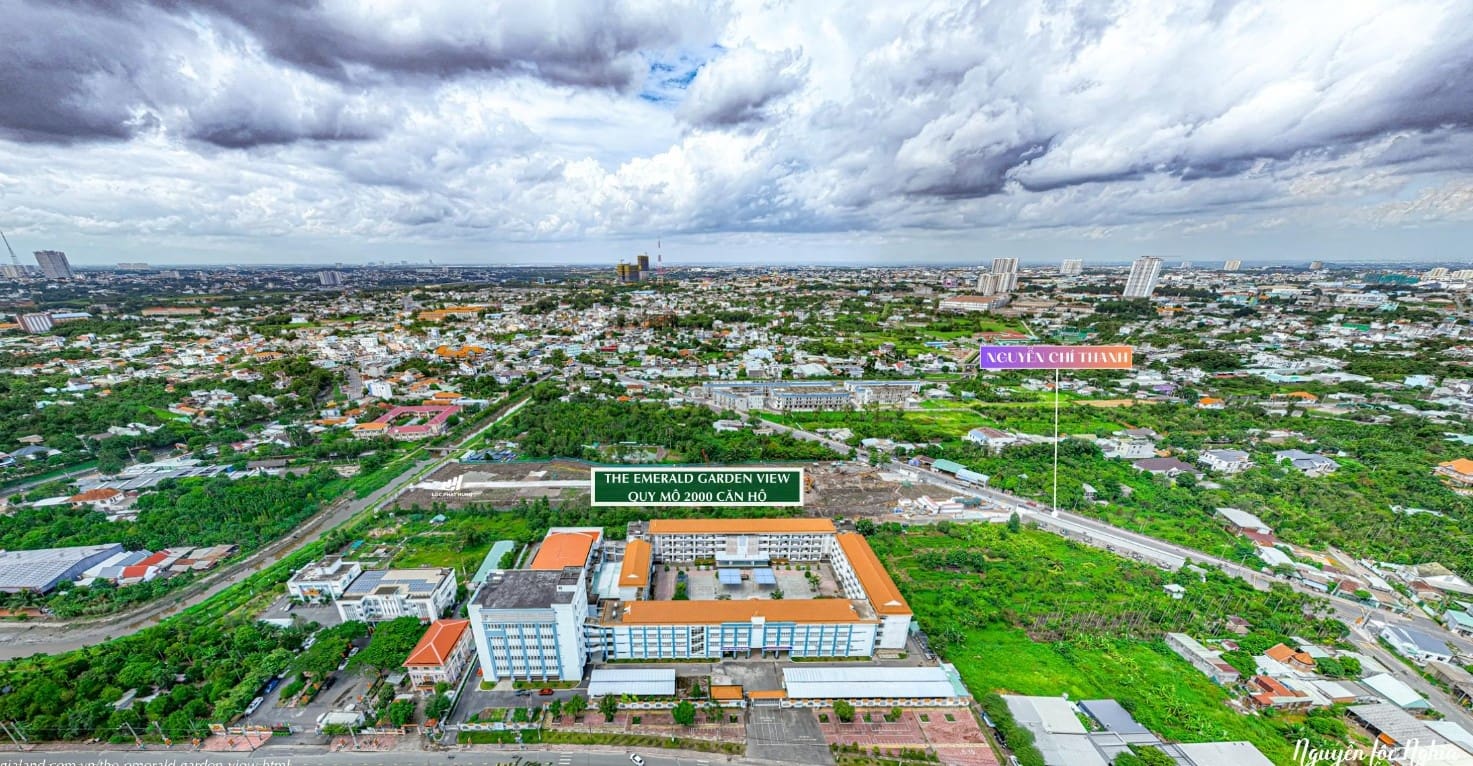 Vị trí thực tế dự ấn The Emerald Graden View
