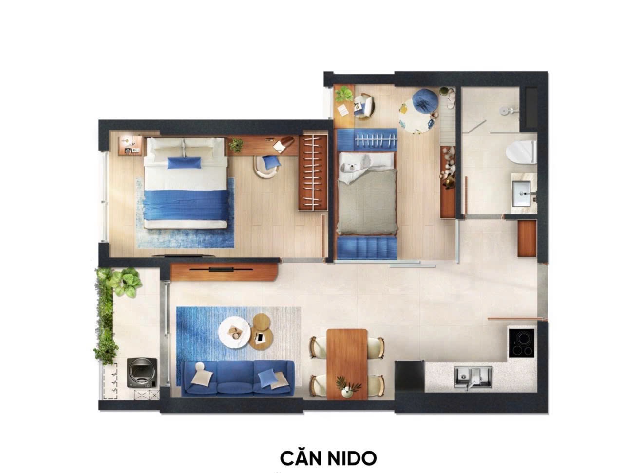Can Nido 2pn 1wc Monrei Saigon Seo