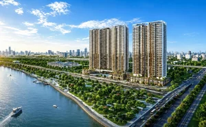 Phối cảnh tổng thể dự án Serena Riverside