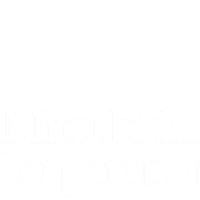 Logo Mitsubishi White
